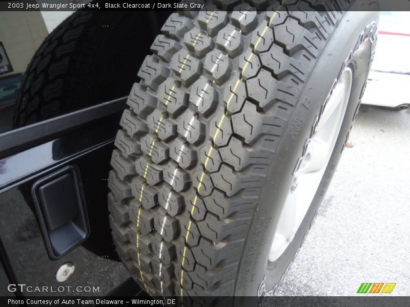 Black Clearcoat / Dark Slate Gray 2003 Jeep Wrangler Sport 4x4