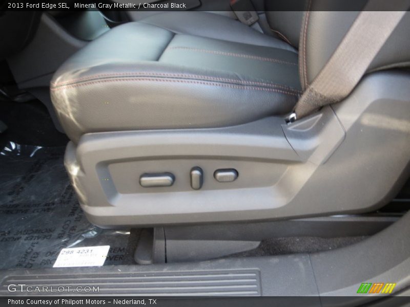 Mineral Gray Metallic / Charcoal Black 2013 Ford Edge SEL