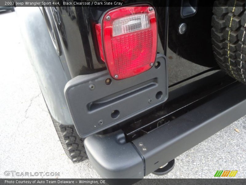 Black Clearcoat / Dark Slate Gray 2003 Jeep Wrangler Sport 4x4