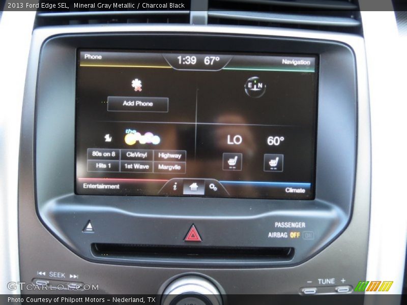 Mineral Gray Metallic / Charcoal Black 2013 Ford Edge SEL