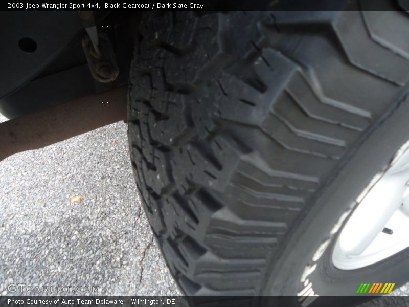 Black Clearcoat / Dark Slate Gray 2003 Jeep Wrangler Sport 4x4