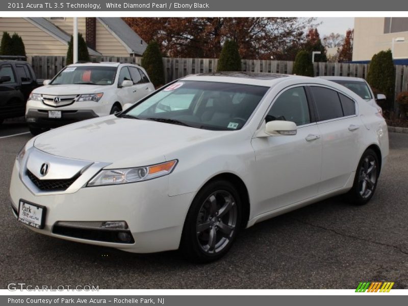 White Diamond Pearl / Ebony Black 2011 Acura TL 3.5 Technology
