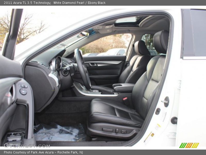 White Diamond Pearl / Ebony Black 2011 Acura TL 3.5 Technology