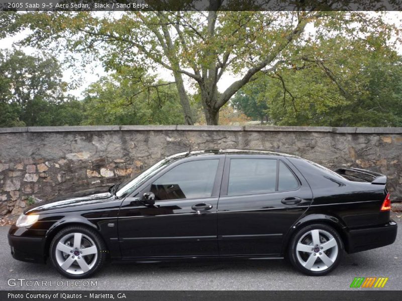 Black / Sand Beige 2005 Saab 9-5 Aero Sedan