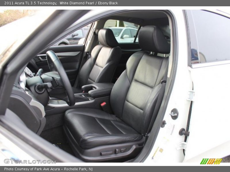 White Diamond Pearl / Ebony Black 2011 Acura TL 3.5 Technology