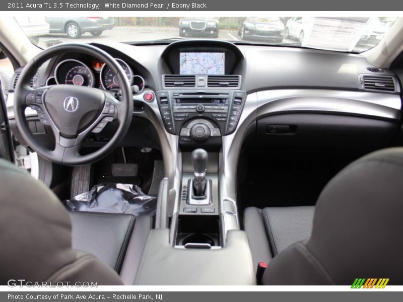 White Diamond Pearl / Ebony Black 2011 Acura TL 3.5 Technology