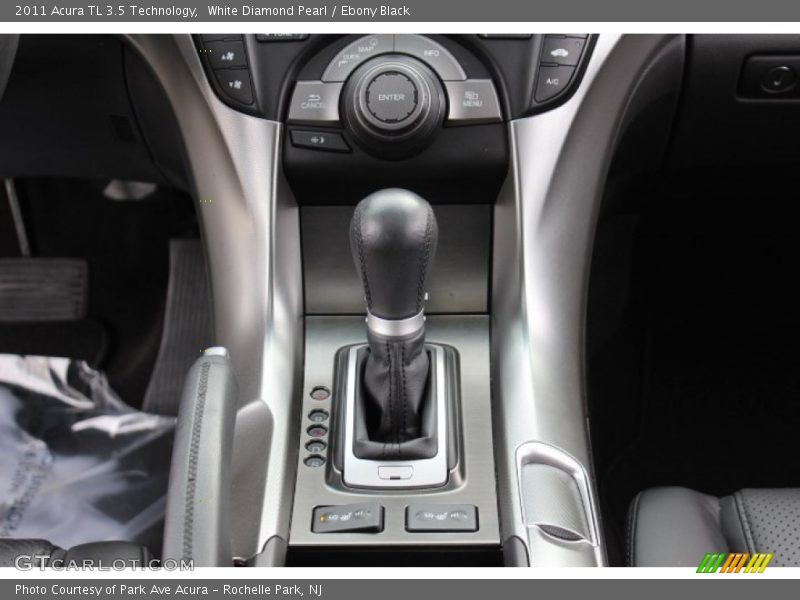 White Diamond Pearl / Ebony Black 2011 Acura TL 3.5 Technology