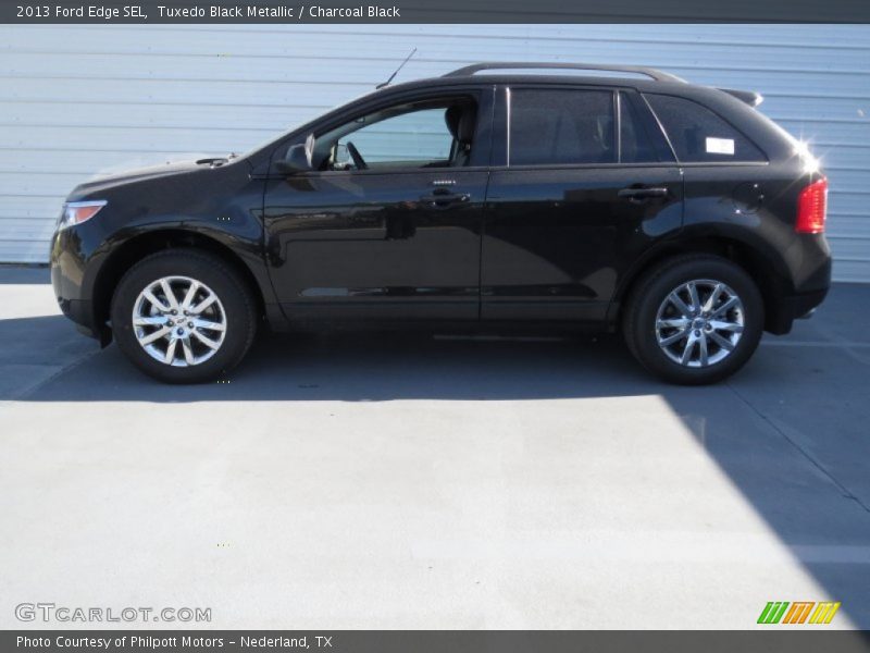 Tuxedo Black Metallic / Charcoal Black 2013 Ford Edge SEL