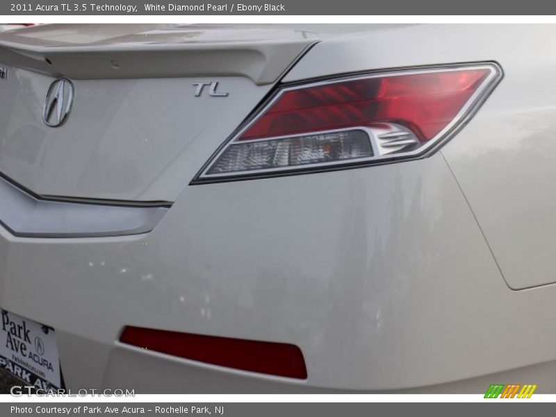 White Diamond Pearl / Ebony Black 2011 Acura TL 3.5 Technology
