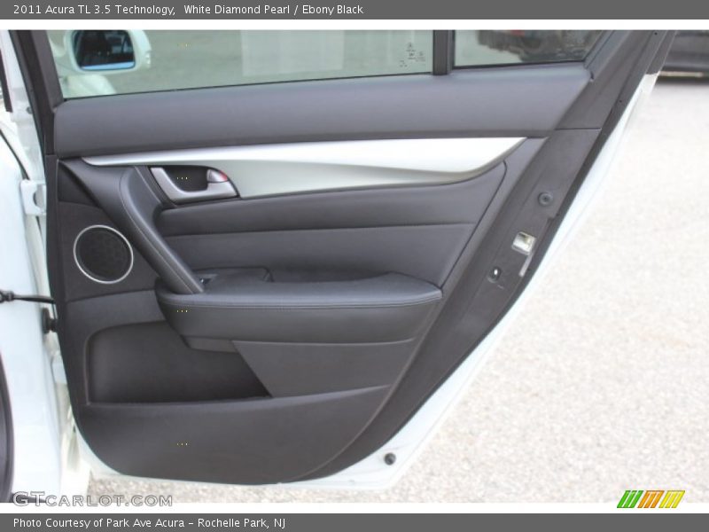 White Diamond Pearl / Ebony Black 2011 Acura TL 3.5 Technology
