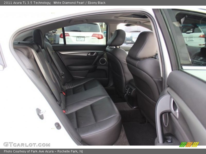 White Diamond Pearl / Ebony Black 2011 Acura TL 3.5 Technology