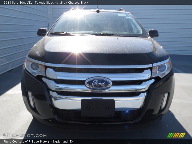 Tuxedo Black Metallic / Charcoal Black 2013 Ford Edge SEL