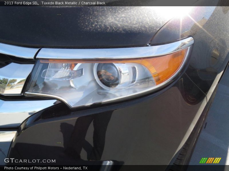 Tuxedo Black Metallic / Charcoal Black 2013 Ford Edge SEL