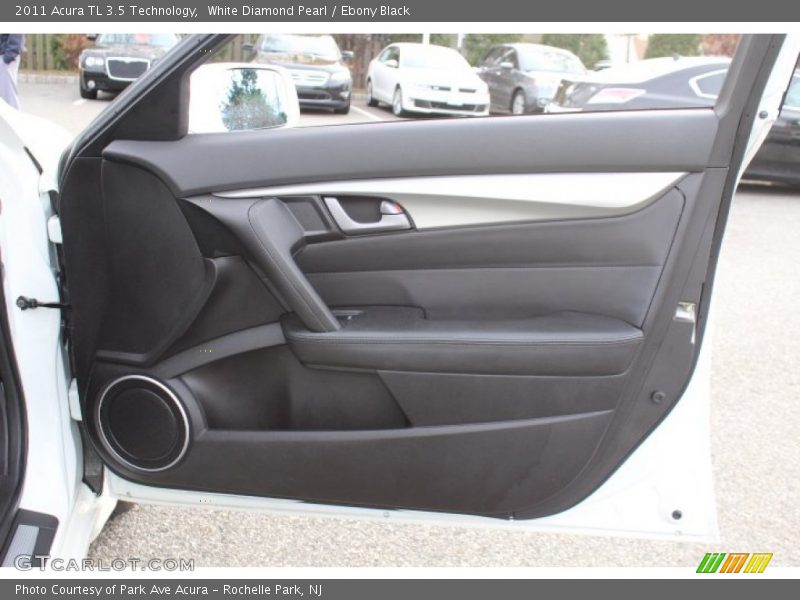 White Diamond Pearl / Ebony Black 2011 Acura TL 3.5 Technology