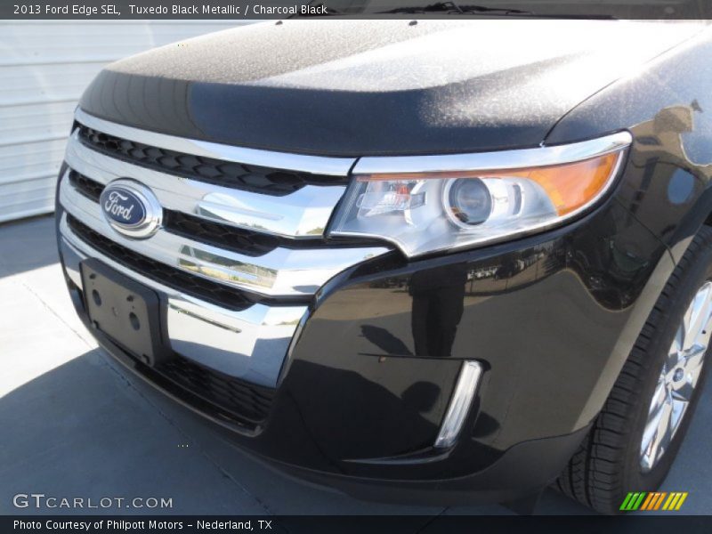 Tuxedo Black Metallic / Charcoal Black 2013 Ford Edge SEL