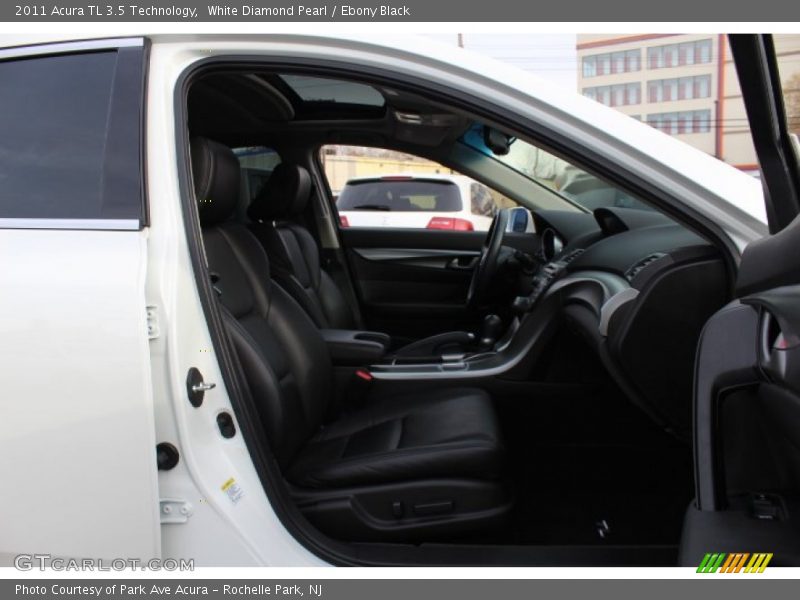 White Diamond Pearl / Ebony Black 2011 Acura TL 3.5 Technology