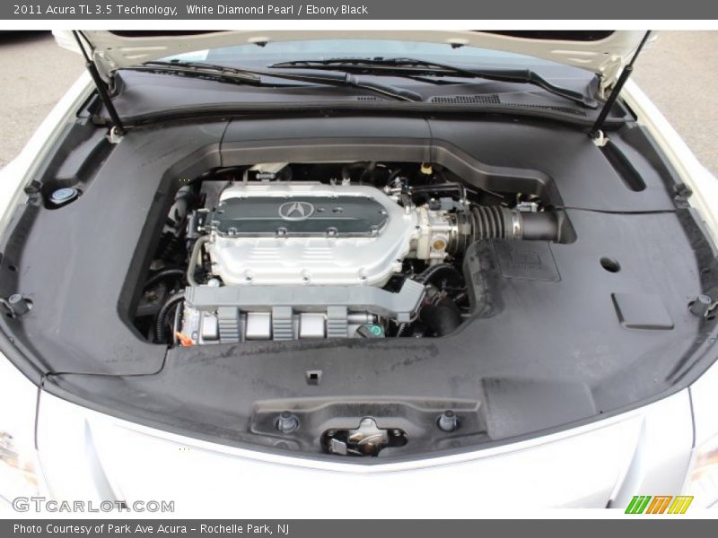 White Diamond Pearl / Ebony Black 2011 Acura TL 3.5 Technology