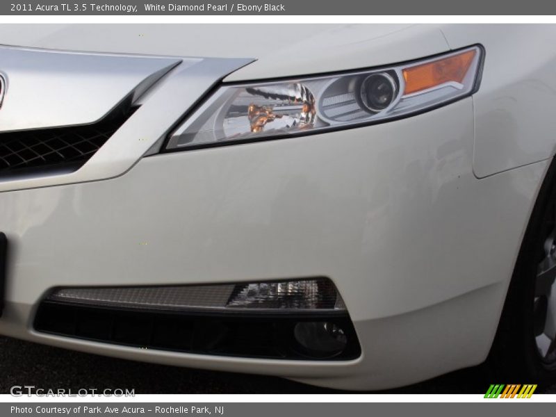 White Diamond Pearl / Ebony Black 2011 Acura TL 3.5 Technology