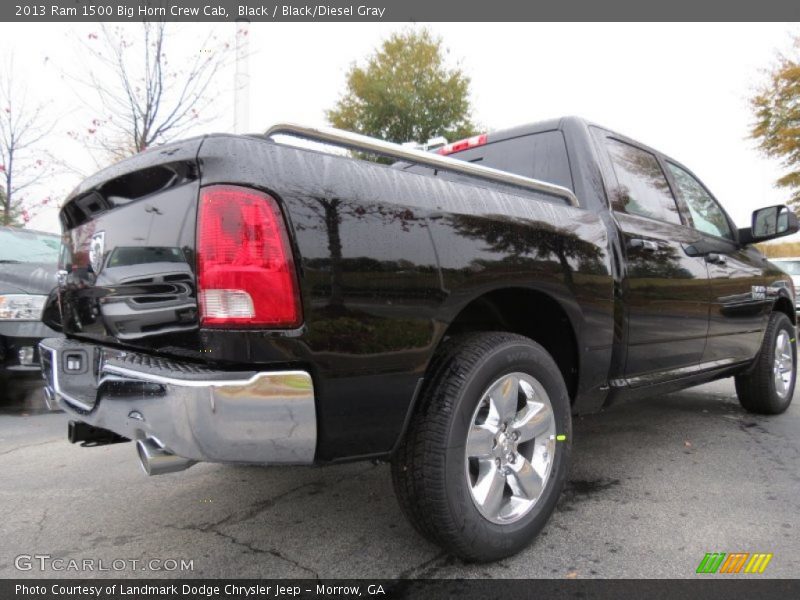 Black / Black/Diesel Gray 2013 Ram 1500 Big Horn Crew Cab