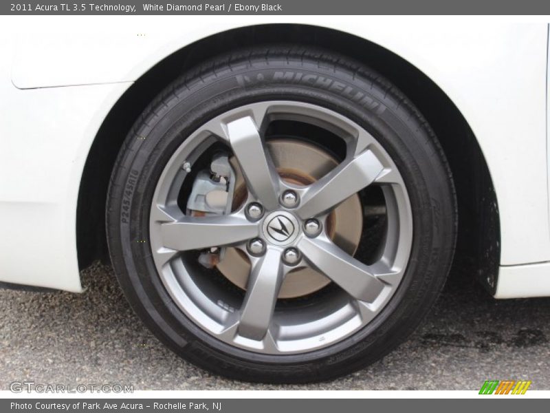 White Diamond Pearl / Ebony Black 2011 Acura TL 3.5 Technology