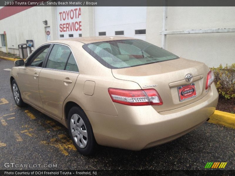 Sandy Beach Metallic / Bisque 2010 Toyota Camry LE