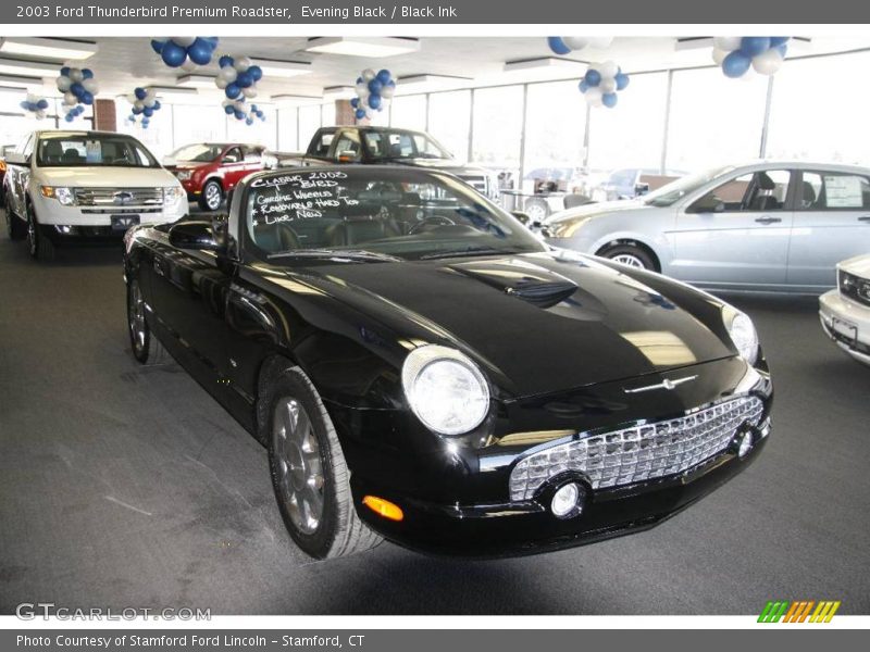 Evening Black / Black Ink 2003 Ford Thunderbird Premium Roadster