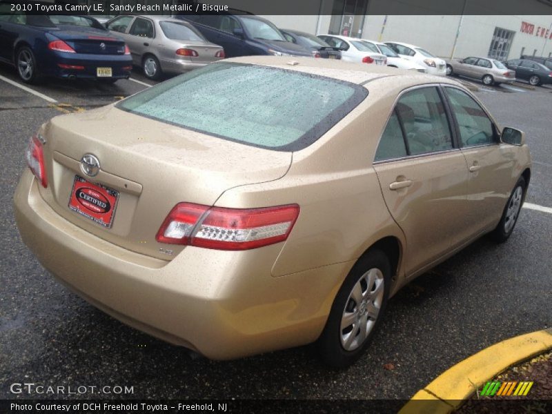 Sandy Beach Metallic / Bisque 2010 Toyota Camry LE