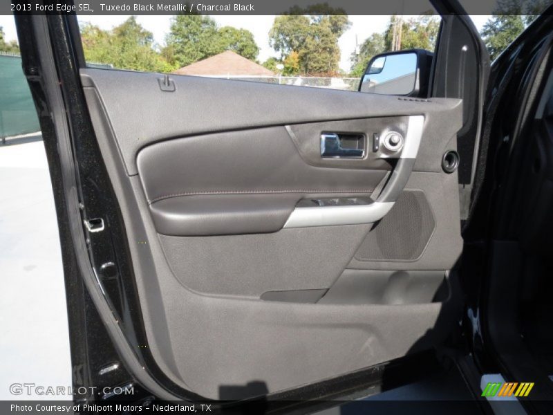 Tuxedo Black Metallic / Charcoal Black 2013 Ford Edge SEL