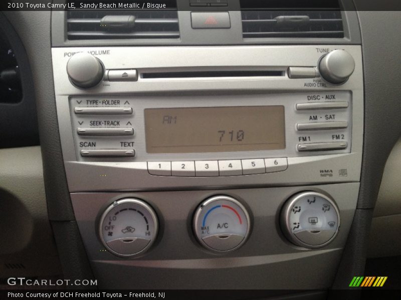 Sandy Beach Metallic / Bisque 2010 Toyota Camry LE