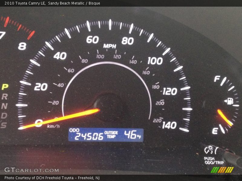 Sandy Beach Metallic / Bisque 2010 Toyota Camry LE