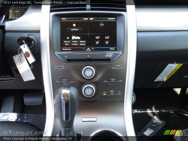 Tuxedo Black Metallic / Charcoal Black 2013 Ford Edge SEL