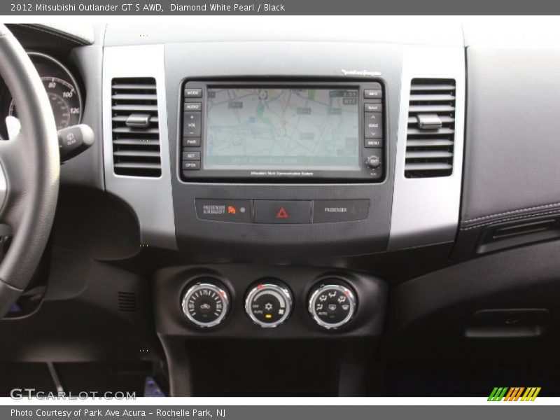 Controls of 2012 Outlander GT S AWD