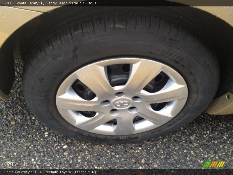 Sandy Beach Metallic / Bisque 2010 Toyota Camry LE