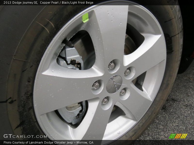 Copper Pearl / Black/Light Frost Beige 2013 Dodge Journey SE