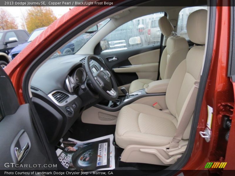 Copper Pearl / Black/Light Frost Beige 2013 Dodge Journey SE