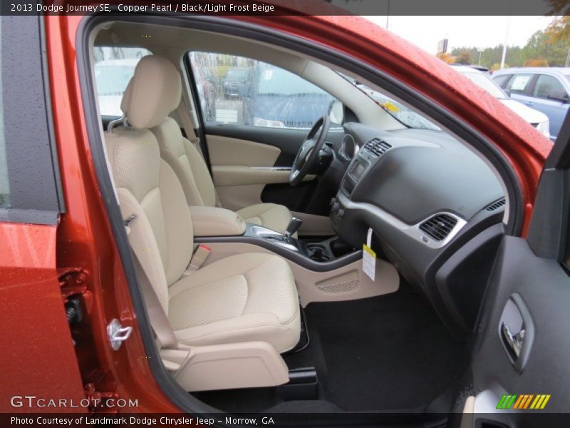 Copper Pearl / Black/Light Frost Beige 2013 Dodge Journey SE