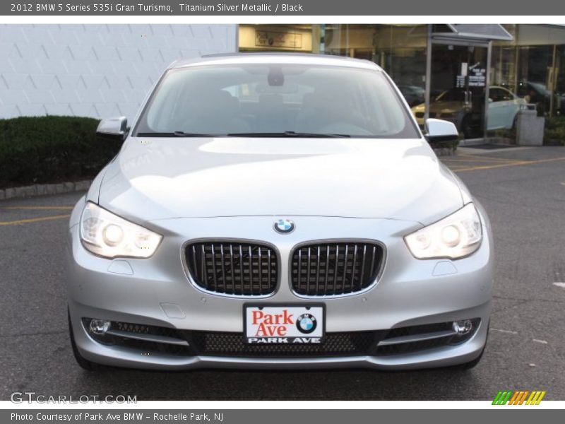 Titanium Silver Metallic / Black 2012 BMW 5 Series 535i Gran Turismo