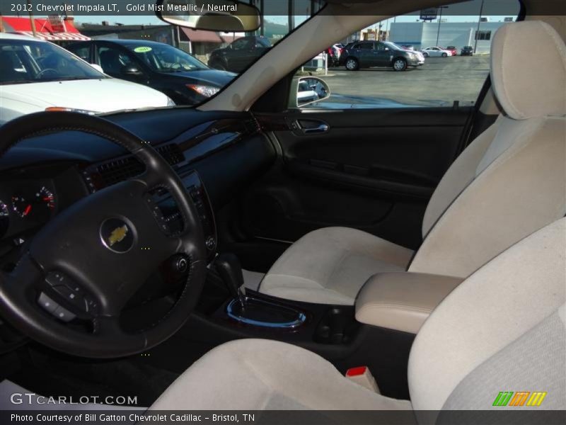 Gold Mist Metallic / Neutral 2012 Chevrolet Impala LT