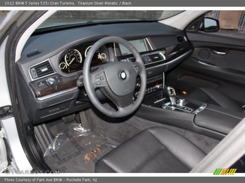 Titanium Silver Metallic / Black 2012 BMW 5 Series 535i Gran Turismo