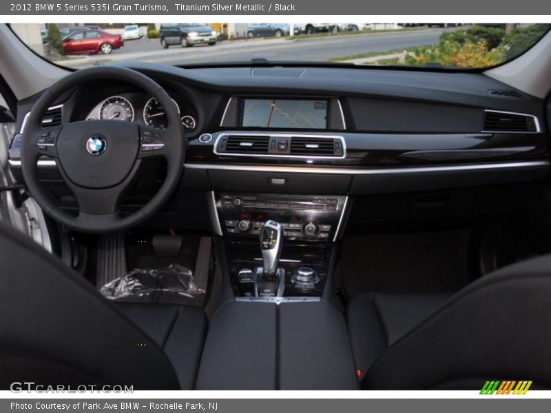 Titanium Silver Metallic / Black 2012 BMW 5 Series 535i Gran Turismo