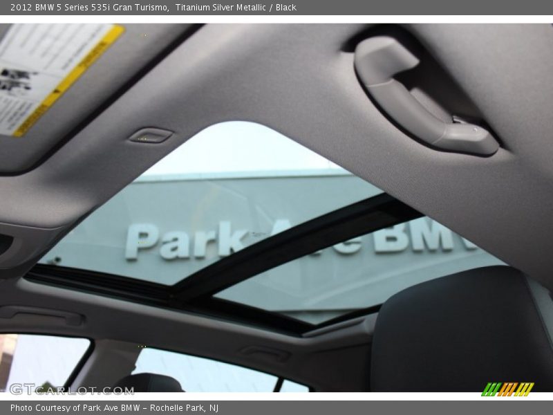 Titanium Silver Metallic / Black 2012 BMW 5 Series 535i Gran Turismo