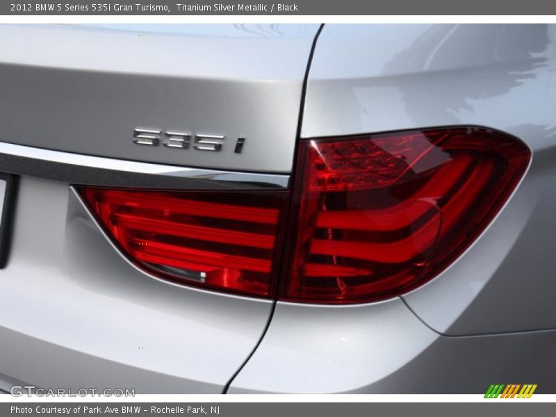 Titanium Silver Metallic / Black 2012 BMW 5 Series 535i Gran Turismo