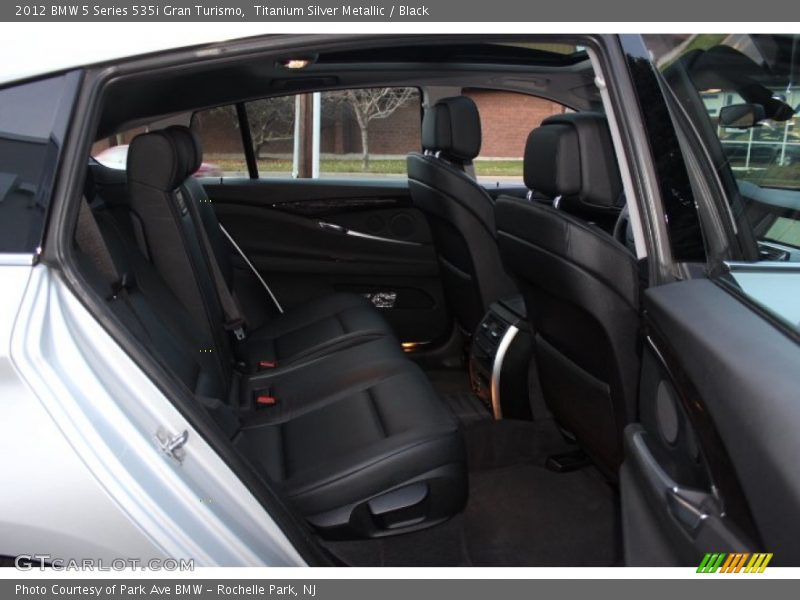 Titanium Silver Metallic / Black 2012 BMW 5 Series 535i Gran Turismo