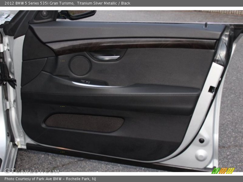 Titanium Silver Metallic / Black 2012 BMW 5 Series 535i Gran Turismo