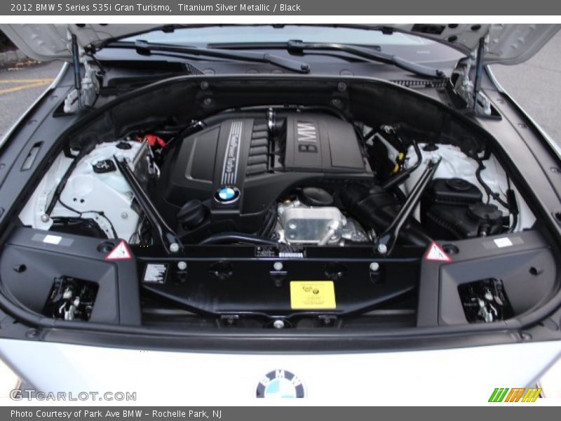 Titanium Silver Metallic / Black 2012 BMW 5 Series 535i Gran Turismo