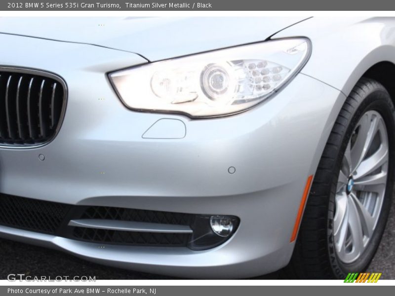 Titanium Silver Metallic / Black 2012 BMW 5 Series 535i Gran Turismo
