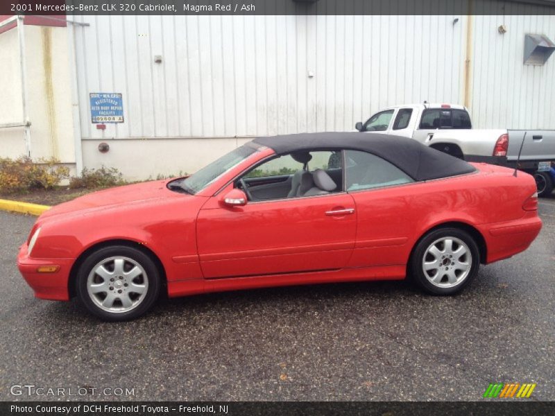 Magma Red / Ash 2001 Mercedes-Benz CLK 320 Cabriolet