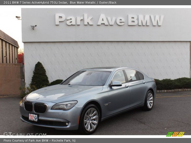 Blue Water Metallic / Oyster/Black 2011 BMW 7 Series ActiveHybrid 750Li Sedan