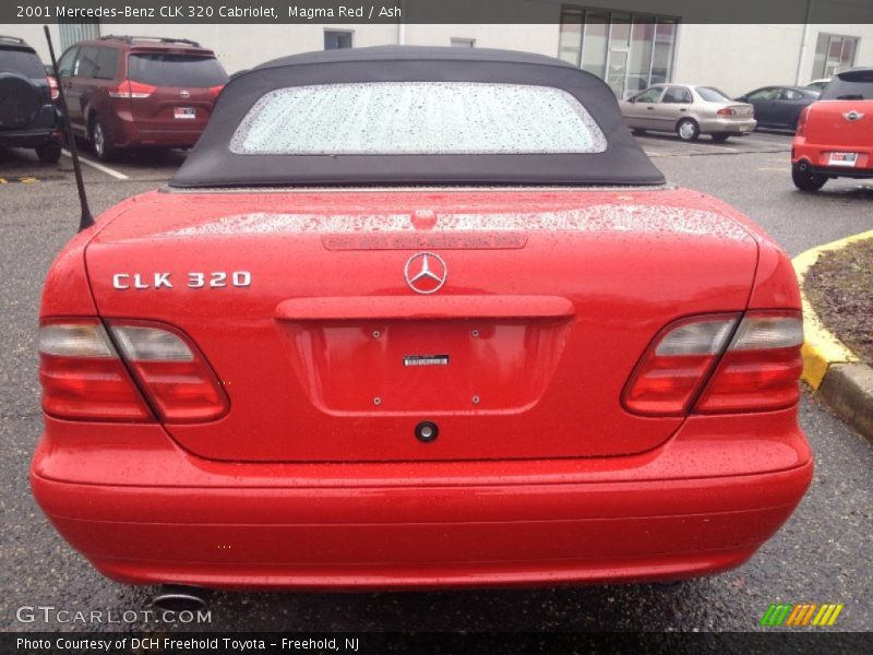 Magma Red / Ash 2001 Mercedes-Benz CLK 320 Cabriolet