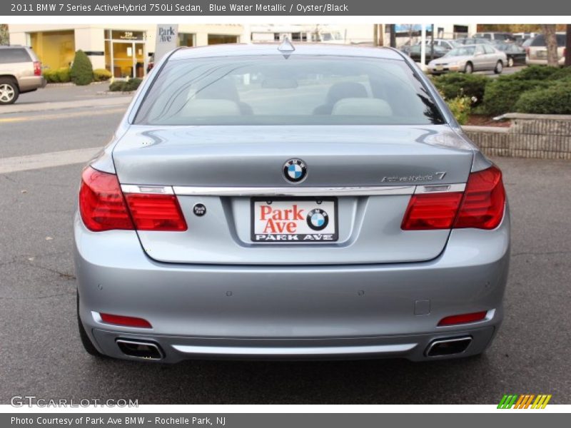 Blue Water Metallic / Oyster/Black 2011 BMW 7 Series ActiveHybrid 750Li Sedan